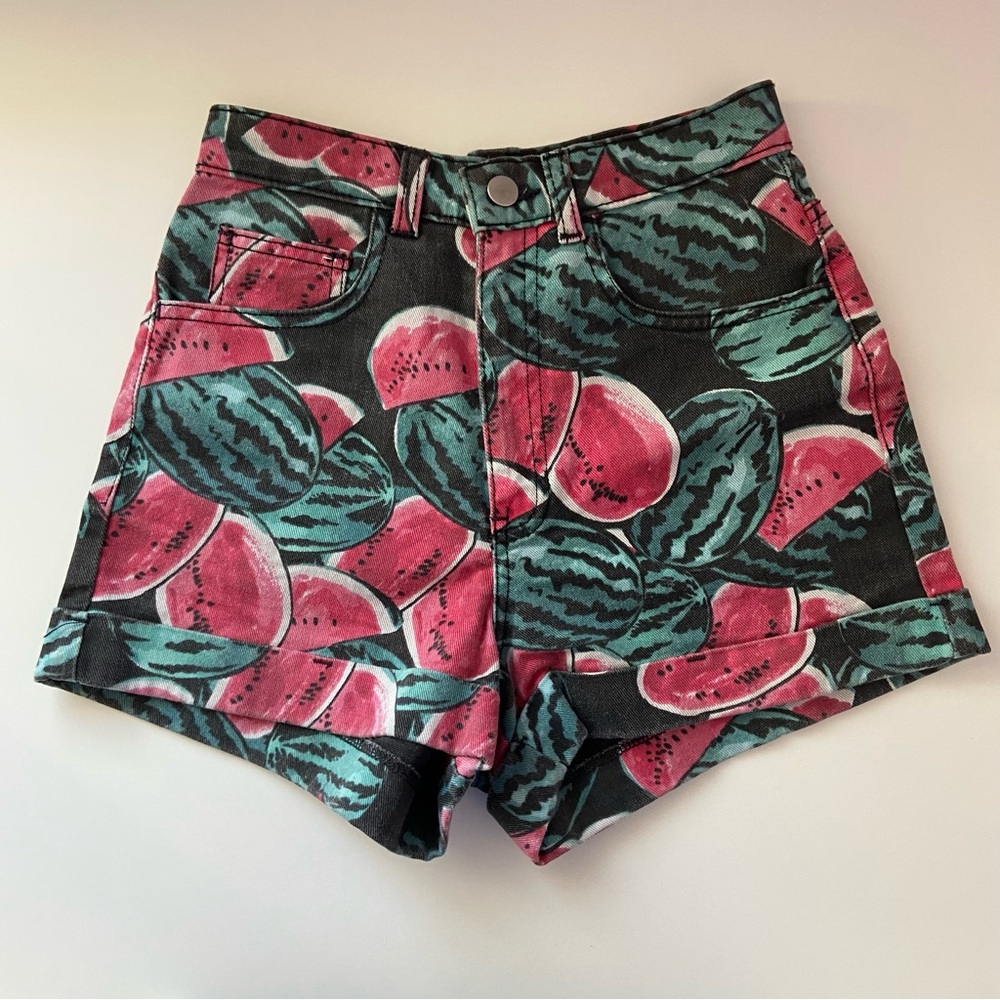American apparel watermelon shorts